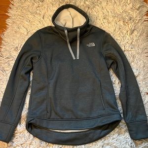 Dark Grey Northface Hoodie